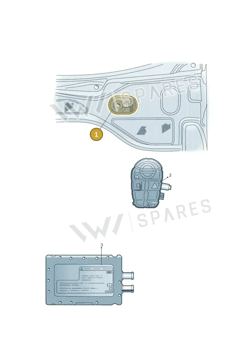 8K0010571B — Audi A7 Sportback (2014-2018) diagram 765010150, position 1