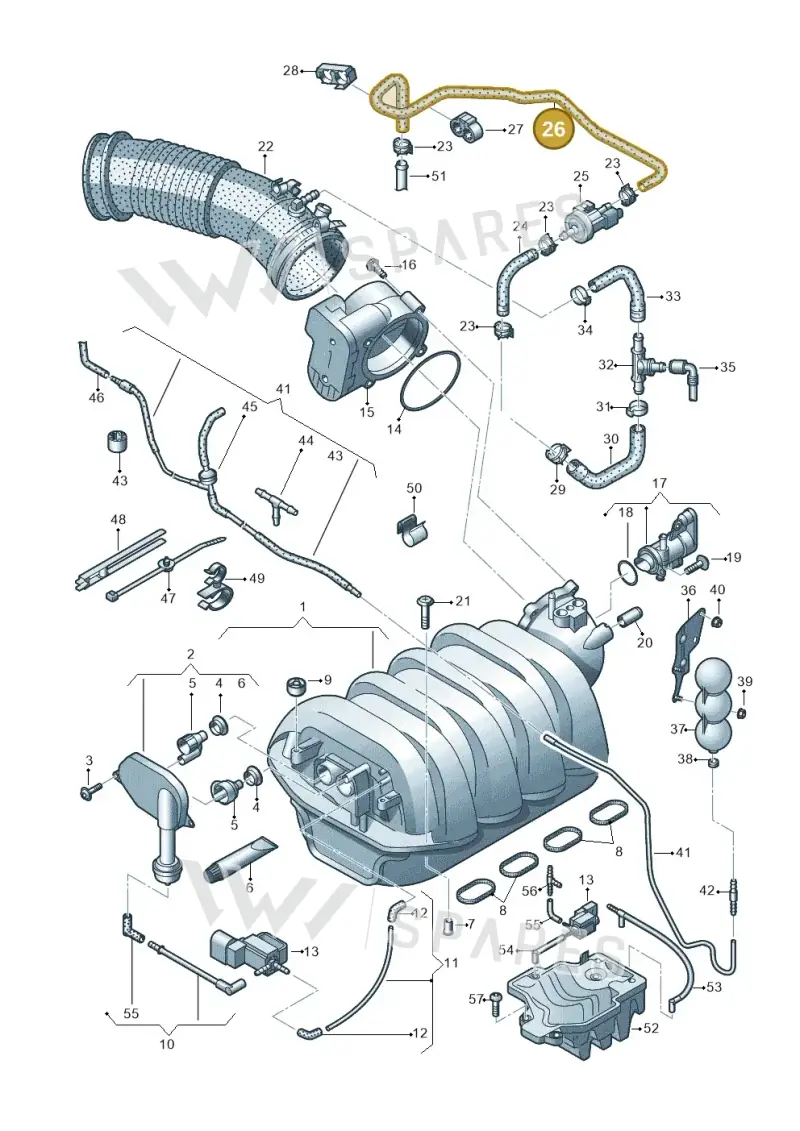 8K0201214C — Audi A5/S5 Coupe       08> (2007-) diagram 620133830, position 26