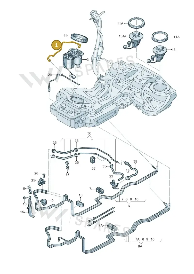 8K0201220D — Audi RS5 Cabrio (2012-2015) diagram 759201420, position 1
