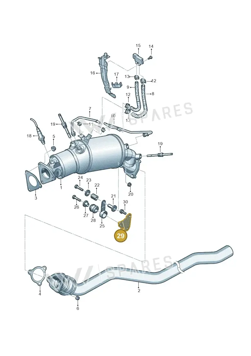 8K0253376D — Audi A5/S5 Coupe       08> (2007-) diagram 636253500, position 29