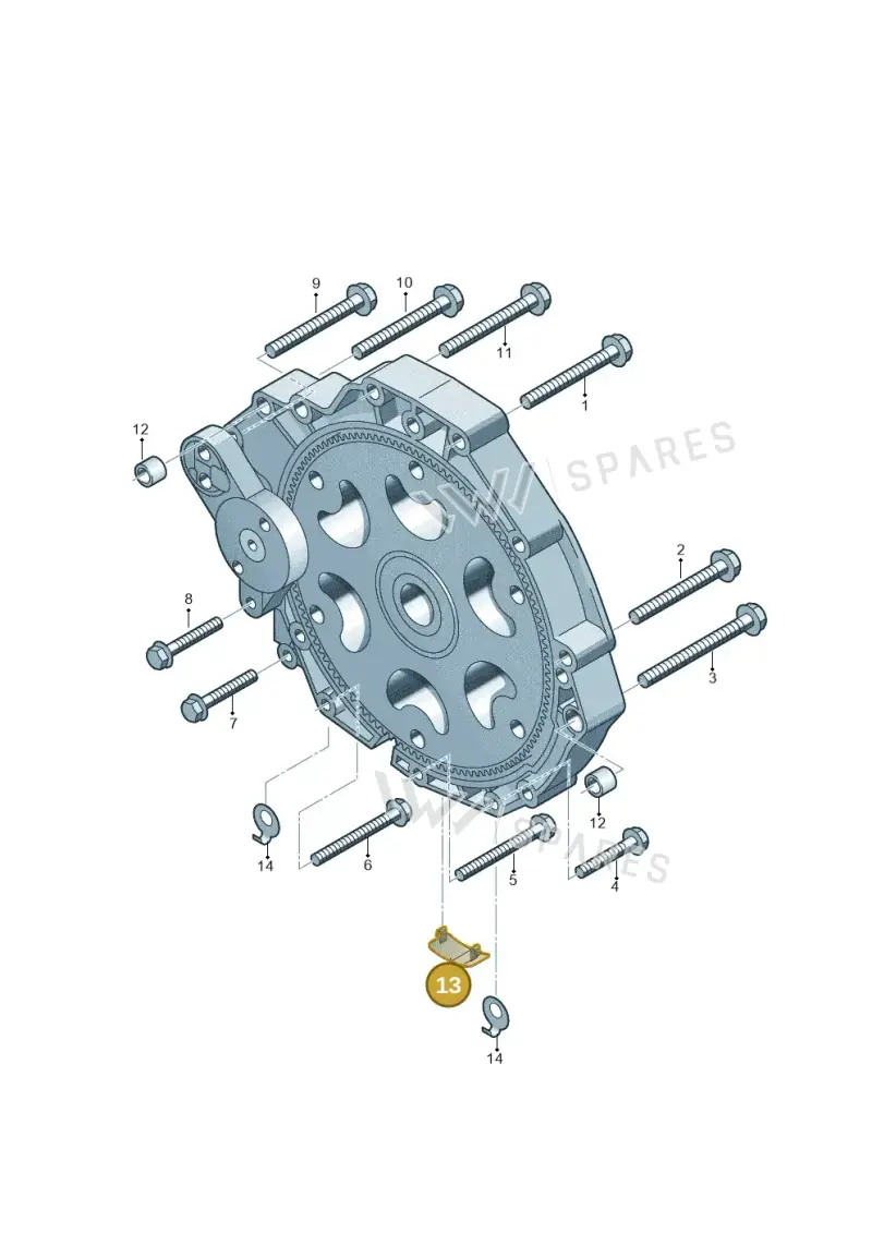 8K0301257A — Audi A6 Av. qu. 3.0 (2012-2018) diagram 620300800, position 13