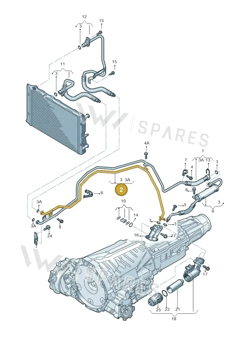 8K0317817CD — Audi Q5 qu. 2.0 (2009-2018) diagram 647317550, position 2