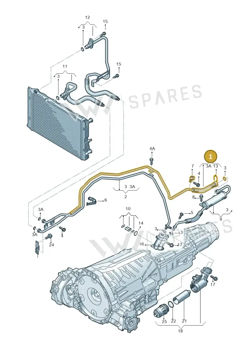8K0317818CL — Audi Q5 qu. 2.0 (2009-2018) diagram 647317550, position 1