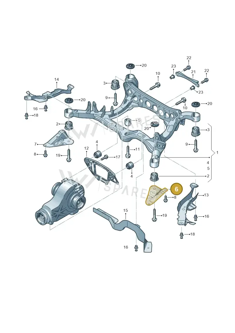 8K0505219C — Audi RS5 Coupe (2010-2015) diagram 620505020, position 6