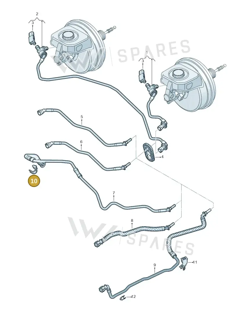 8K0612797E — Audi Q5 (2016-2020) diagram 896611700, position 10