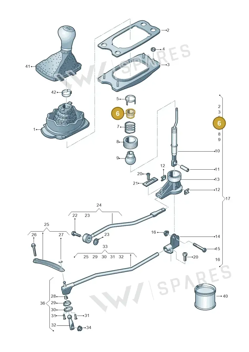 8K0711217 — Audi A6 qu. 3.0 tdi (2014-2018) diagram 798711400, position 6