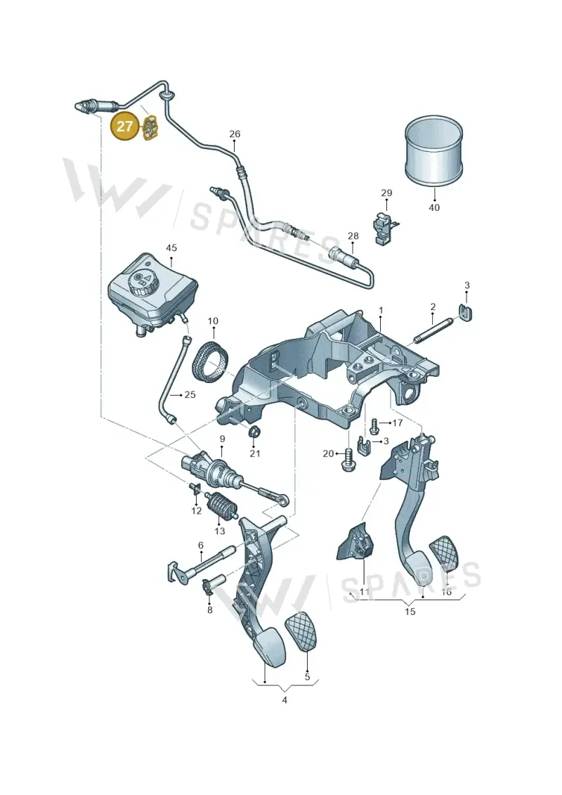 8K0721350 — Audi Q5 (2016-2020) diagram 896721250, position 27