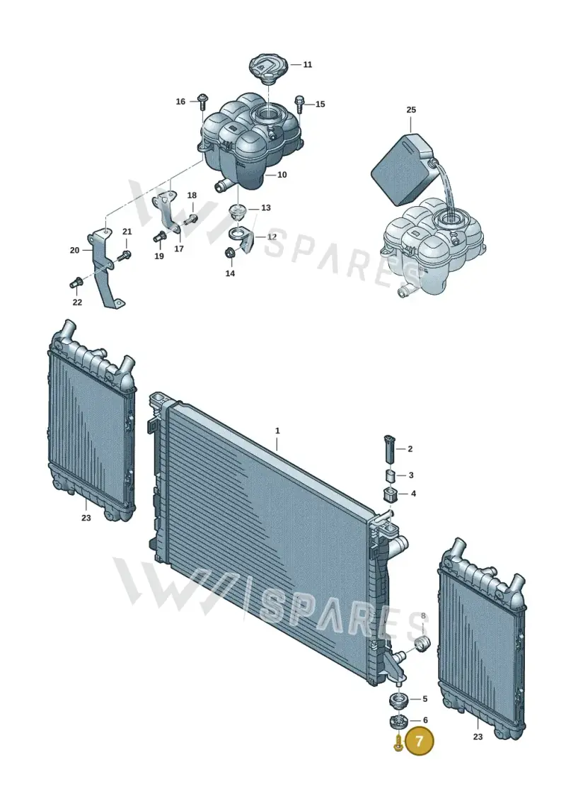 8K0805399B — Audi Q8 Quattro 3,0 (2018-) diagram 429121029, position 7