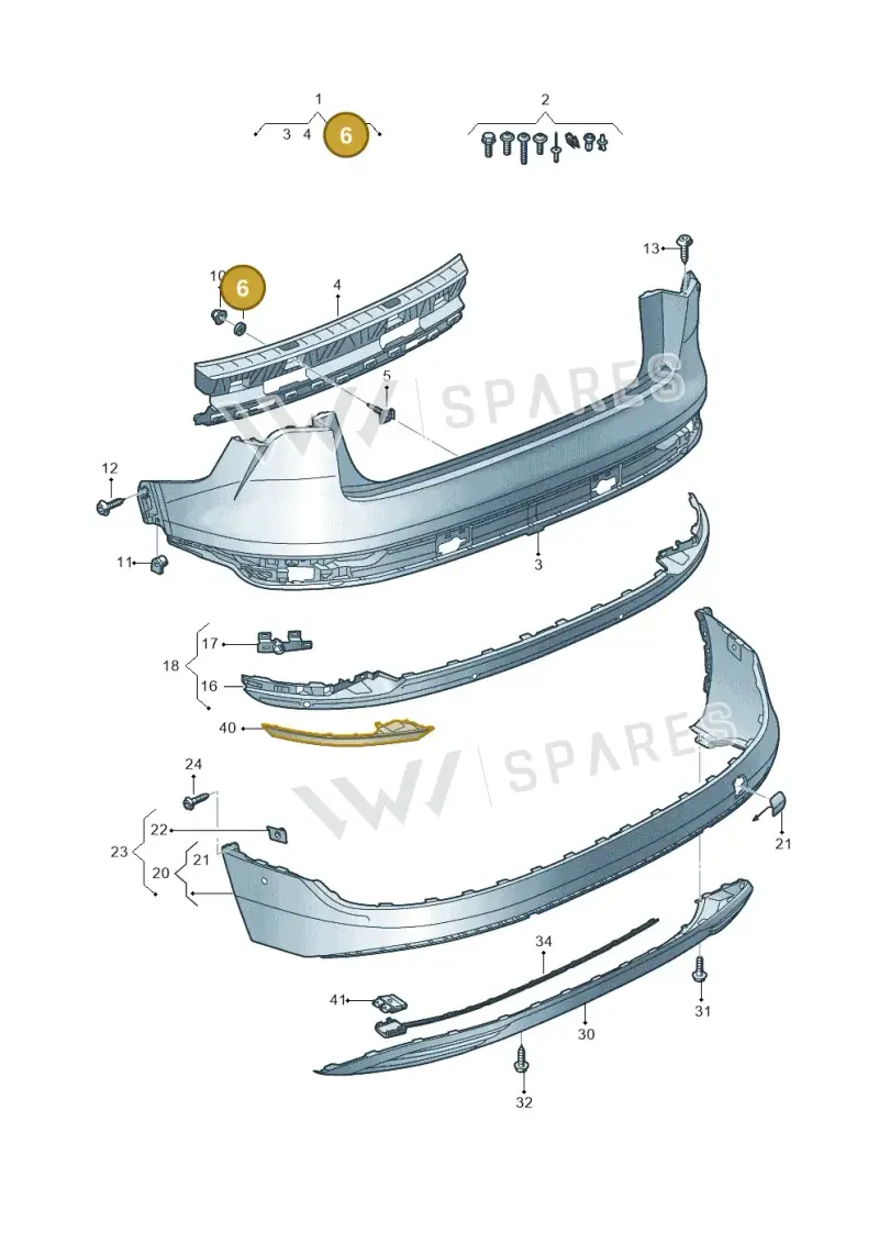 8K0807470 — Audi Q8 e-tron (2018-2025) diagram 586807600, position 6