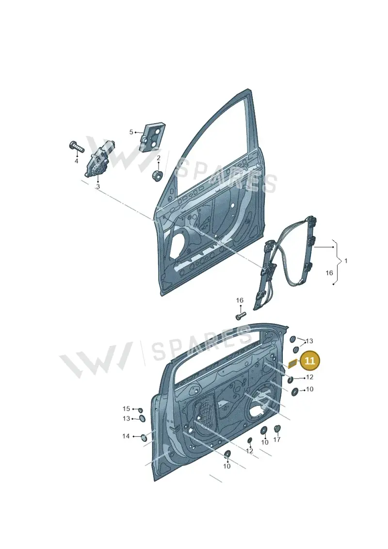 8K0809387 — Audi RS4 Av. qu. 4.2 (2012-2015) diagram 636837600, position 11