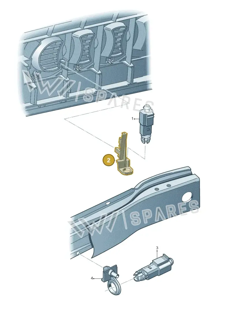 8K0820536 — Audi A4 Av. Allroad (2008-2016) diagram 620820450, position 2