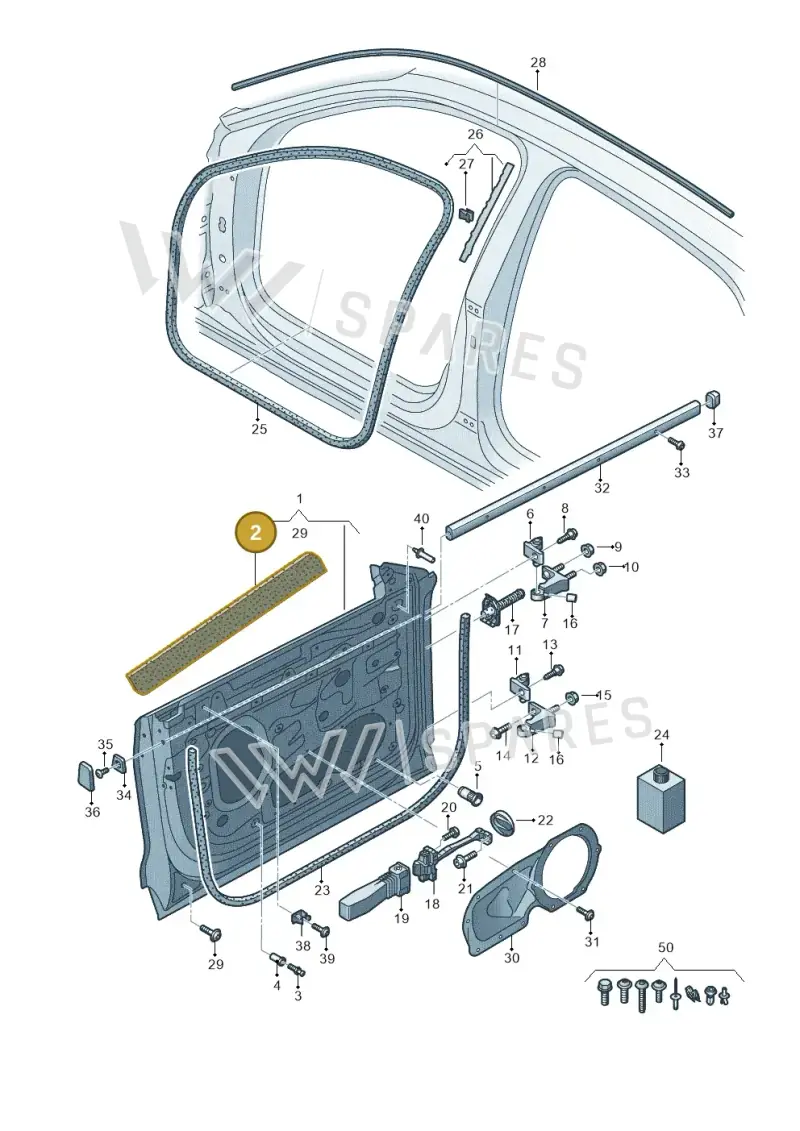 8K0837833A — Audi RS Q8 Quattro (2019-) diagram 429831010, position 2