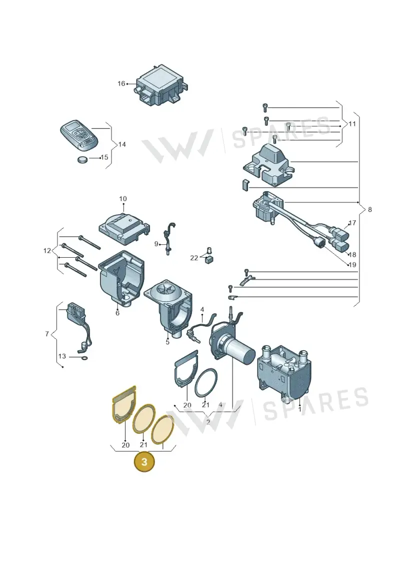 8K0898003D — Audi RS6 Avant (2019-) diagram 771261100, position 3