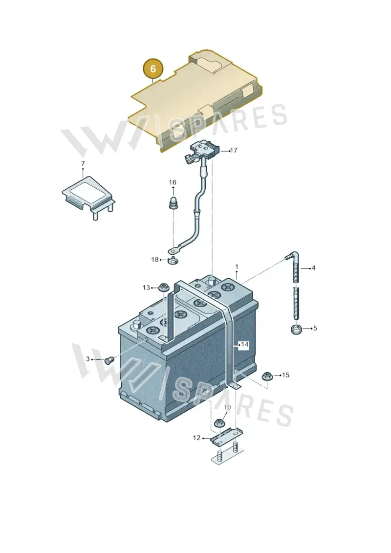 8K0915429F — Audi RS3 Sportback (2015-2016) diagram 858915000, position 6