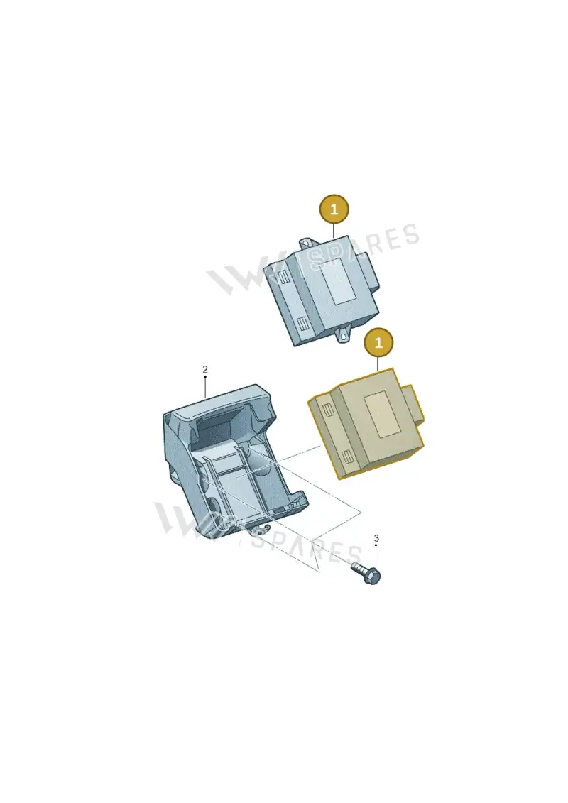 8K0959663D — Audi A1 Sportback (2014-2018) diagram 620959400, position 1
