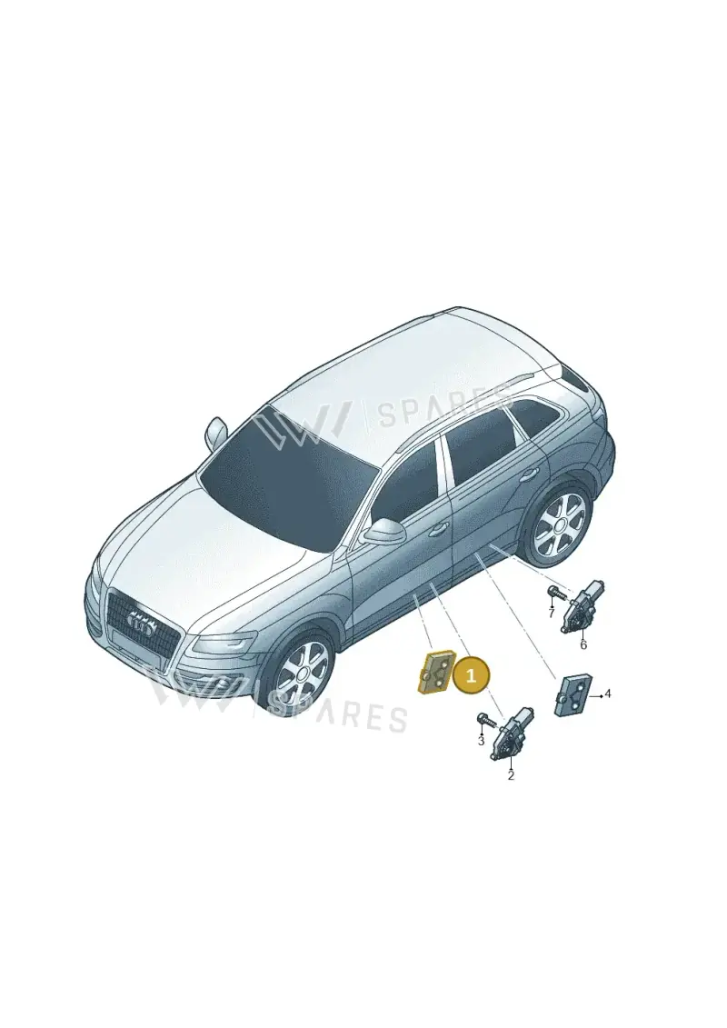 8K0959792R — Audi Q5 qu. 2.0 TDI (2008-2012) diagram 647959100, position 1