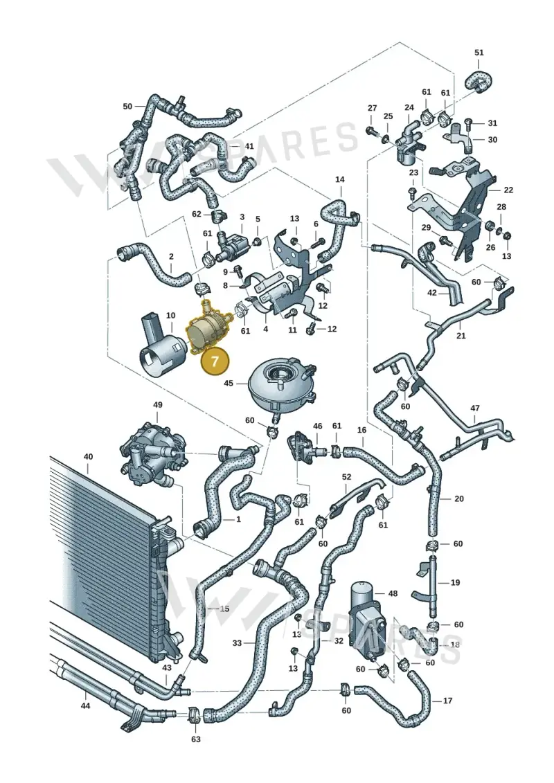 8K0965567C — Audi Q5 (2016-2025) diagram 896121117, position 7