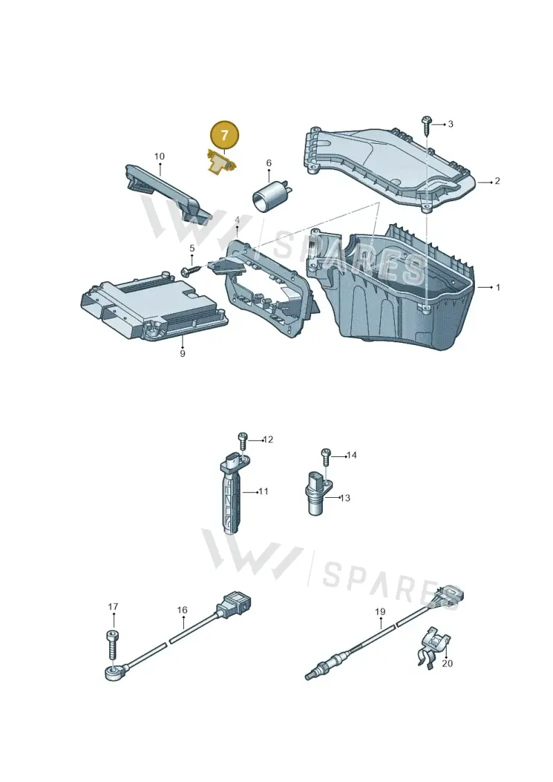 8K0971824C — Audi Q5 qu. 2.0 TDI (2012-2017) diagram 751906000, position 7
