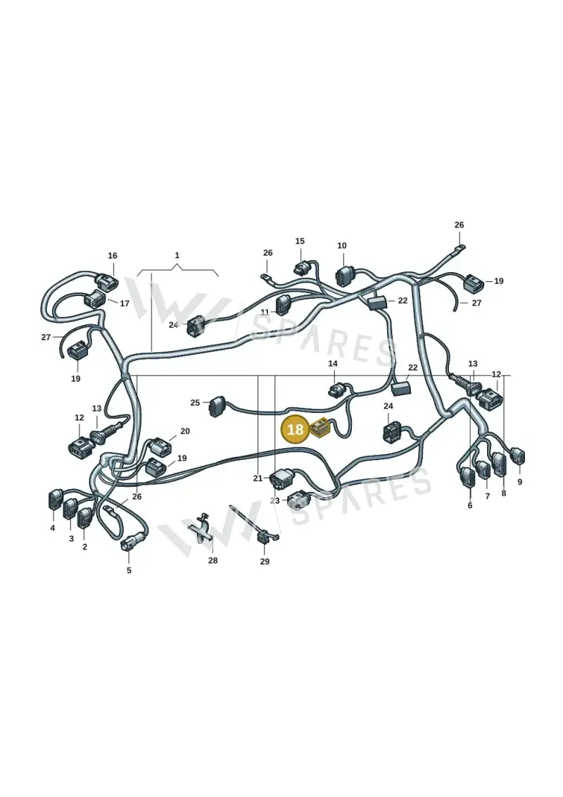 8K0973702A — Audi RS e-tron GT (2020-2020) diagram 4j1971150, position 18