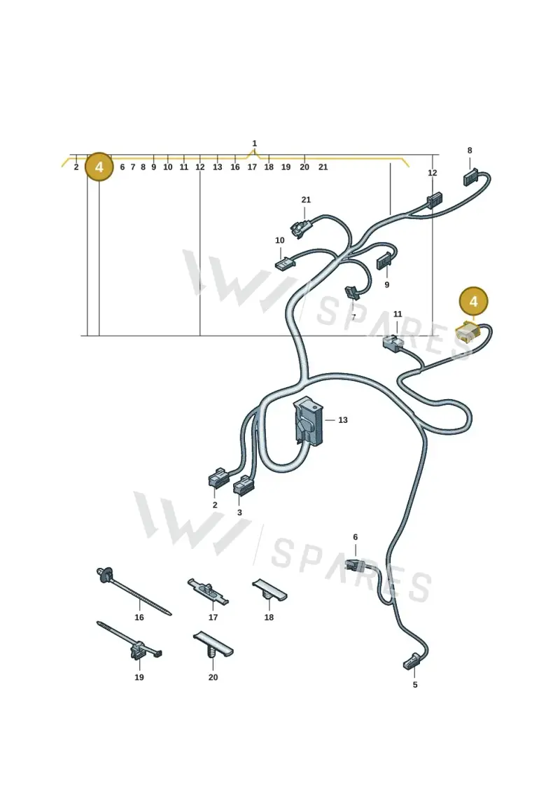 8K0973754A — Audi Q6 e-tron (2023-) diagram f5s972400, position 4