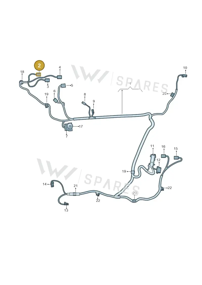 8K0973754C — Audi A8L (2017-2022) diagram 838972420, position 2