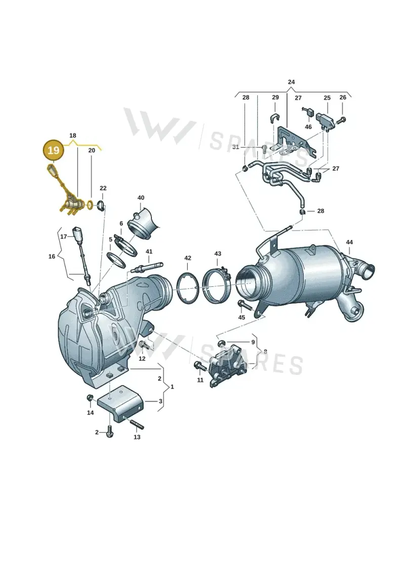 8K0973802C — Audi A5 Limousine (2024-2025) diagram 8wk253230, position 19