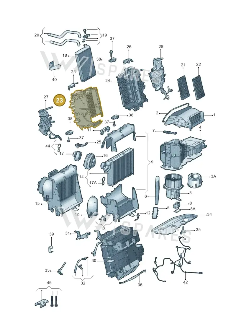 8K1820007D — Audi Q5 qu. 2.0 (2009-2018) diagram 669820032, position 23