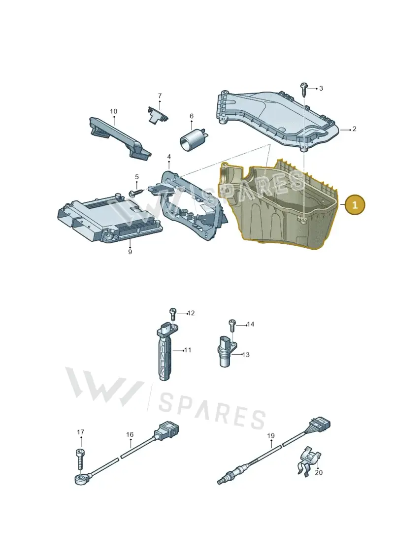 8K2907355E — Audi Q5 qu. 2.0 TDI (2012-2017) diagram 751906000, position 1