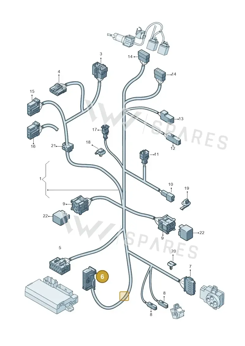 8L0972977 — Audi RS4 Cabrio qu.    08> (2007-) diagram 473972250, position 6