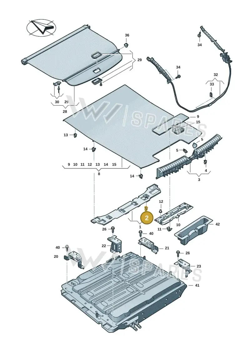 8L4867276 — Audi A5 Avant 2.0 (2024-) diagram 8wk863850, position 2