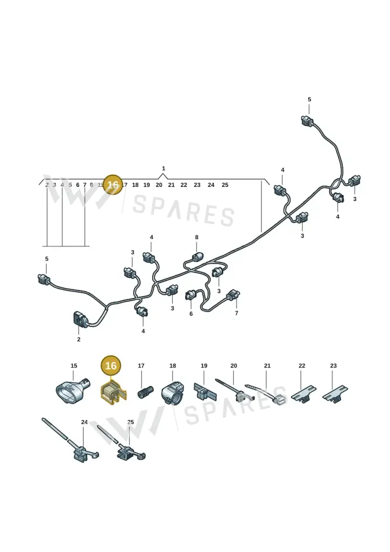 8P0971848D — Audi A5 Limo 2.0 (2024-) diagram 8wk972710, position 16