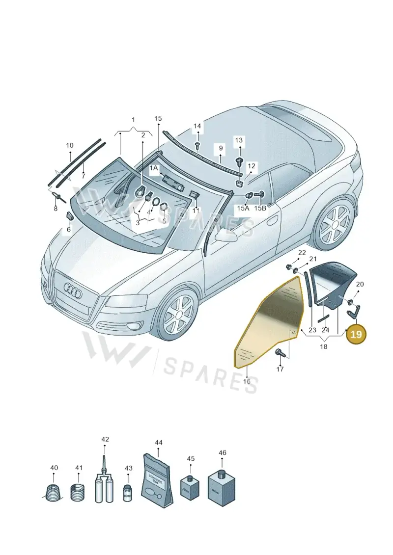 8P7845457 — Audi A3 Cab. 2.0 TDI (2007-2013) diagram 642845000, position 19