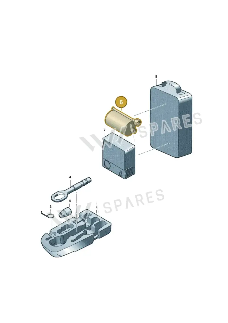 8R0012619A — Audi Q4 Sportback (2021-2022) diagram 89a011100, position 6