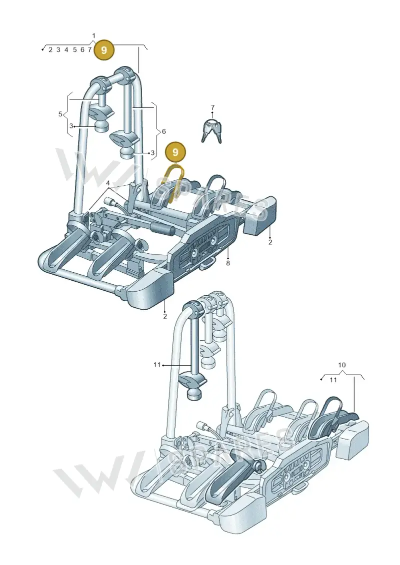 8R0071705A — Audi Q6 e-tron (2023-2025) diagram f5s071060, position 9