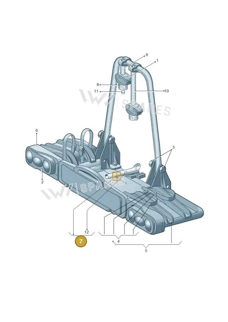 8R0071737A — Audi Q3 (2014-2019) diagram 647071660, position 7