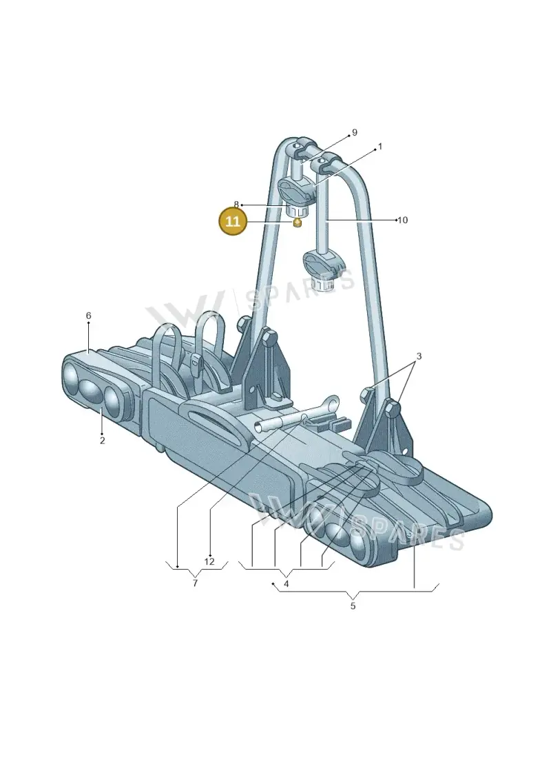 8R0071891C — Audi Q3 (2014-2019) diagram 647071660, position 11