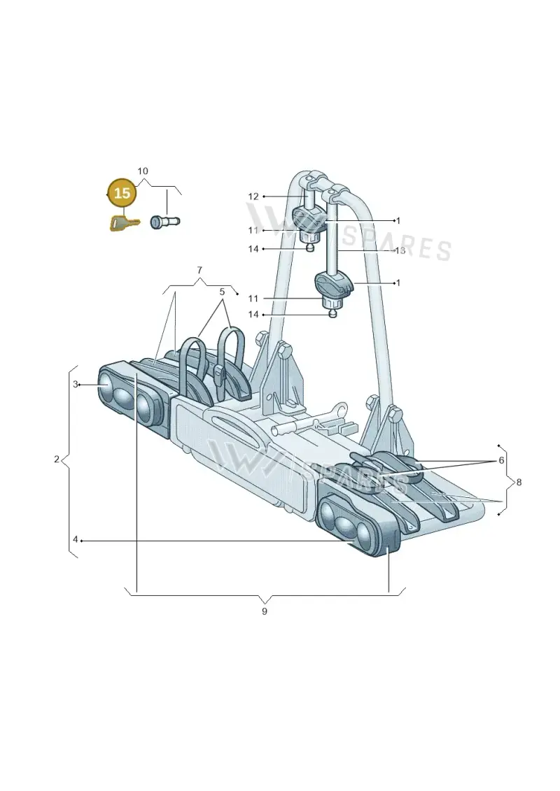 8R0071891E — Audi A7 Sportback (2014-2018) diagram 778071660, position 15