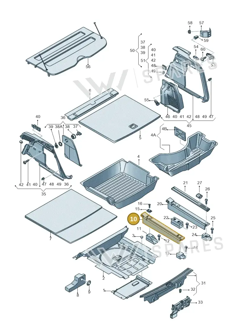8R0861828D87A — Audi Q5 qu. 2.0 TDI (2012-2017) diagram 751863090, position 10