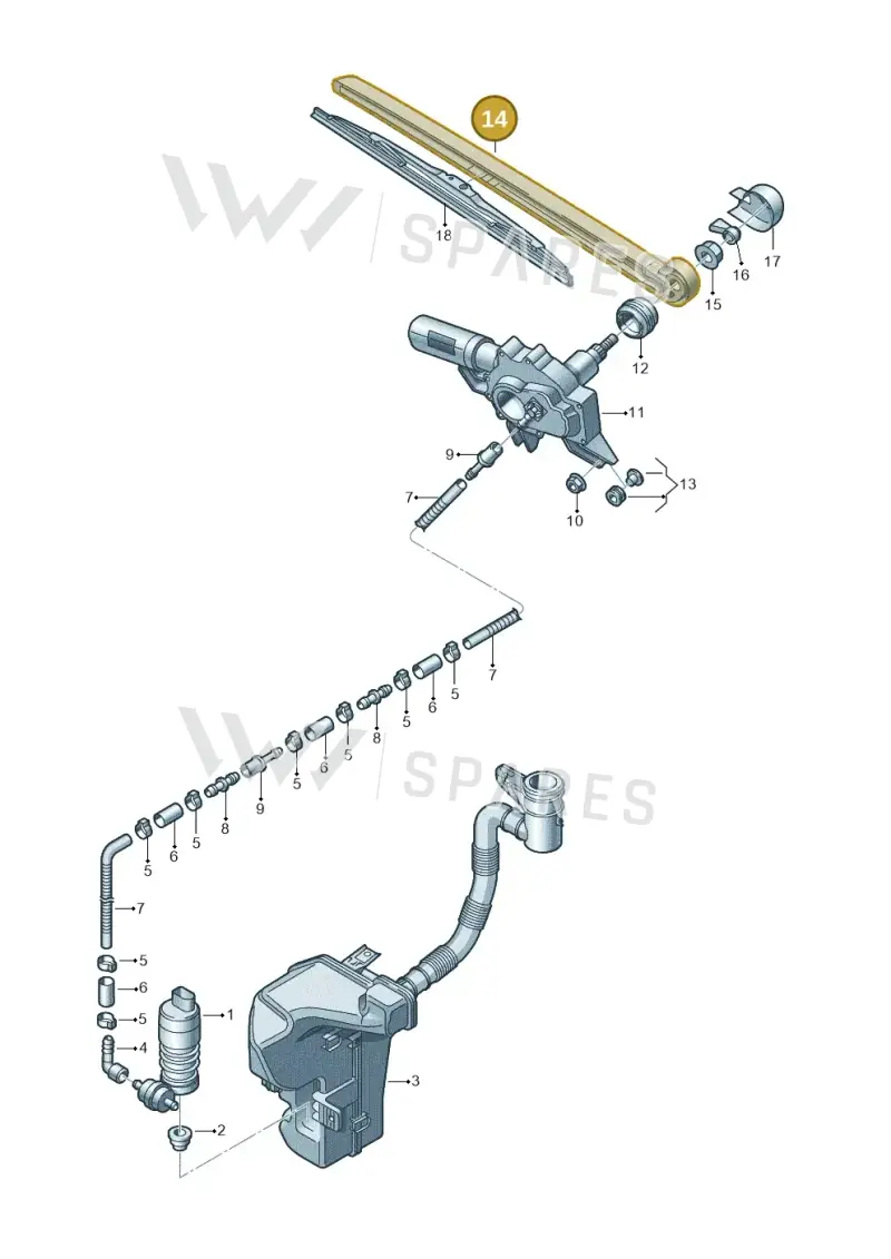 8R09554071P9 — Audi A1 Sportback (2010-2015) diagram 412955200, position 14