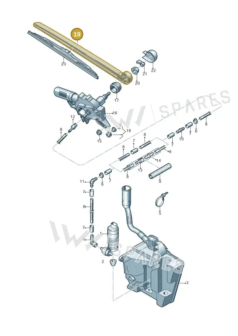 8R09554071P9 — Audi A1 Sportback (2014-2018) diagram 792955200, position 19