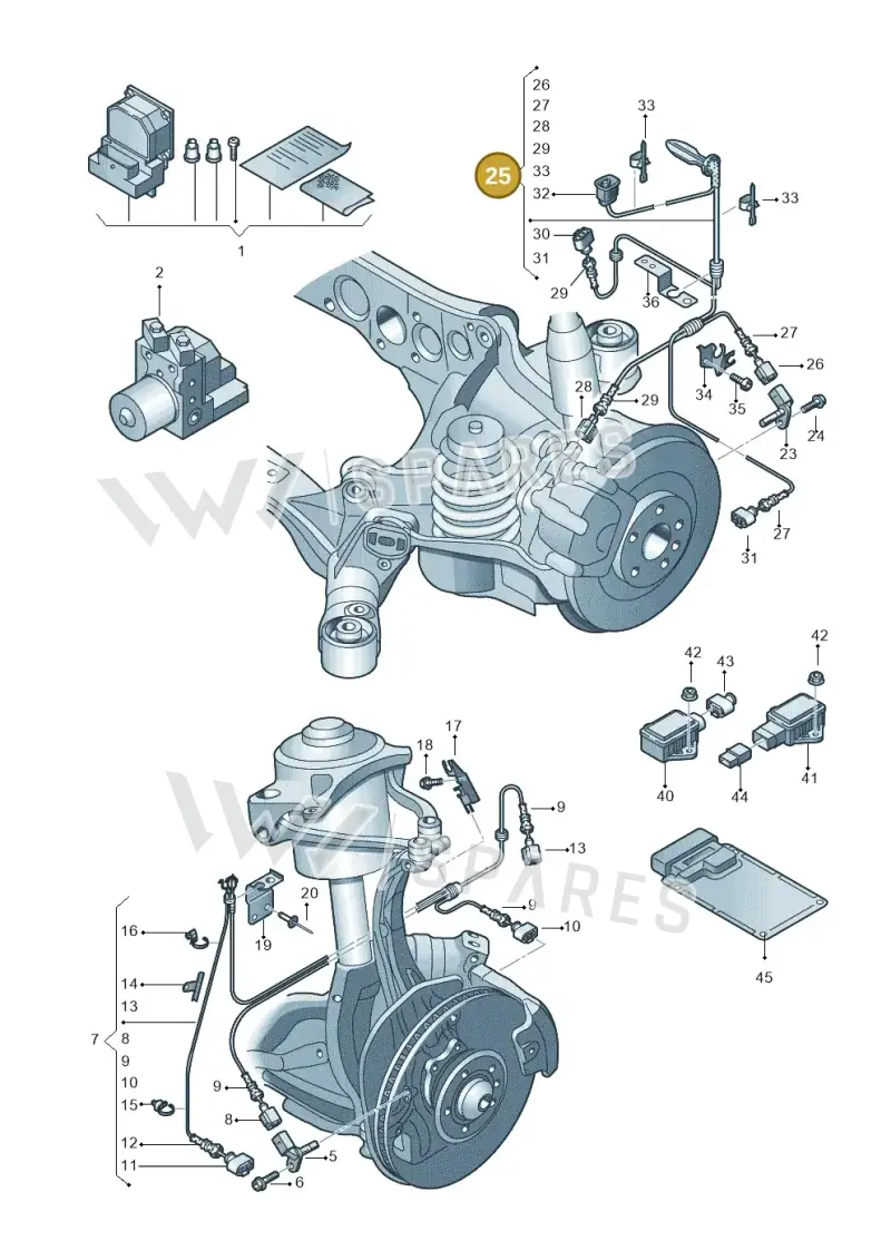 8R0972253 — Audi Q5 qu. 2.0 TDI (2012-2017) diagram 636927000, position 25