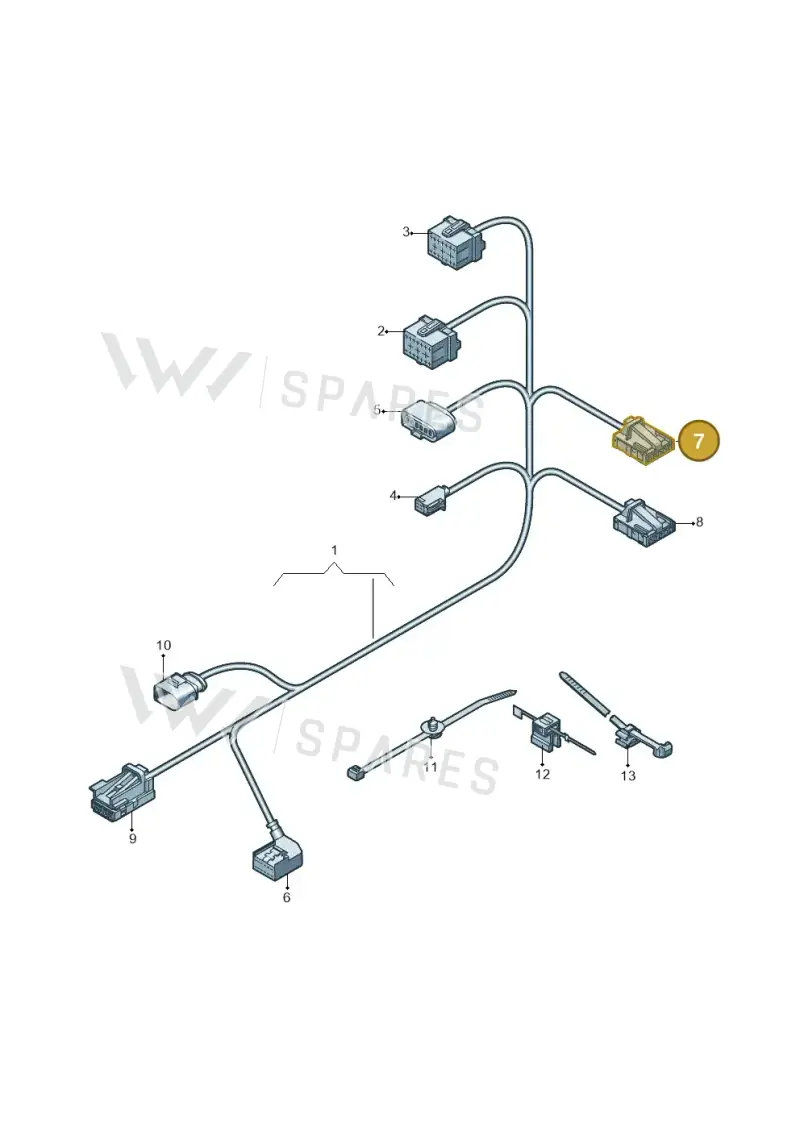 8R0973605A — Audi RS6 Avant (2019-2025) diagram 435972900, position 7