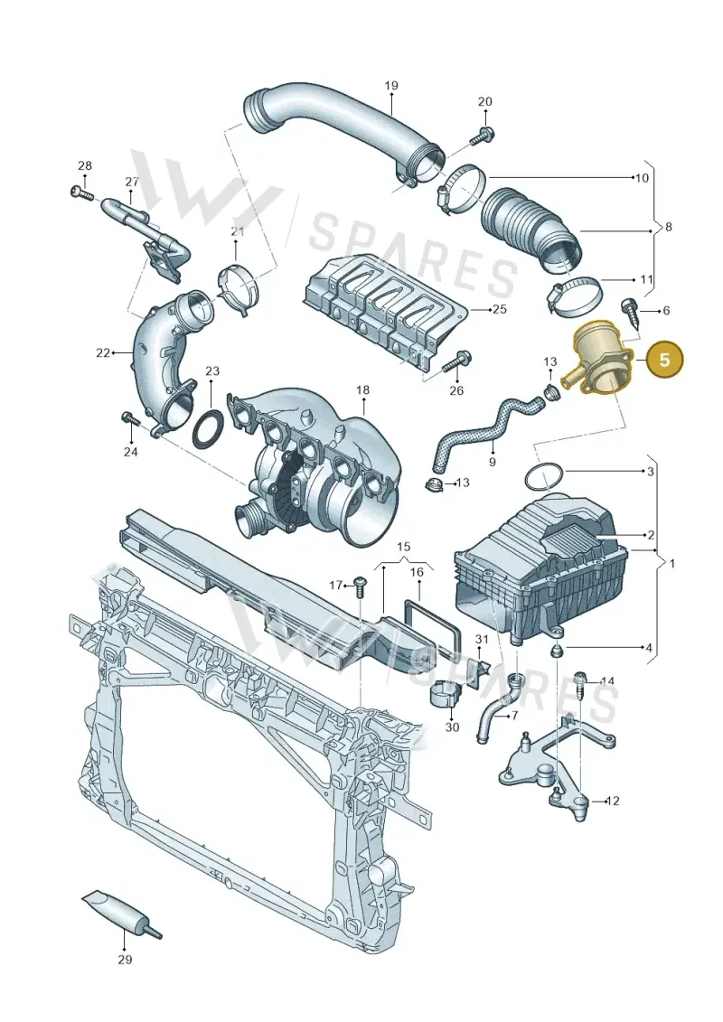 8S0129638 — SEAT CUPRA Formentor (2020-) diagram 898133300, position 5