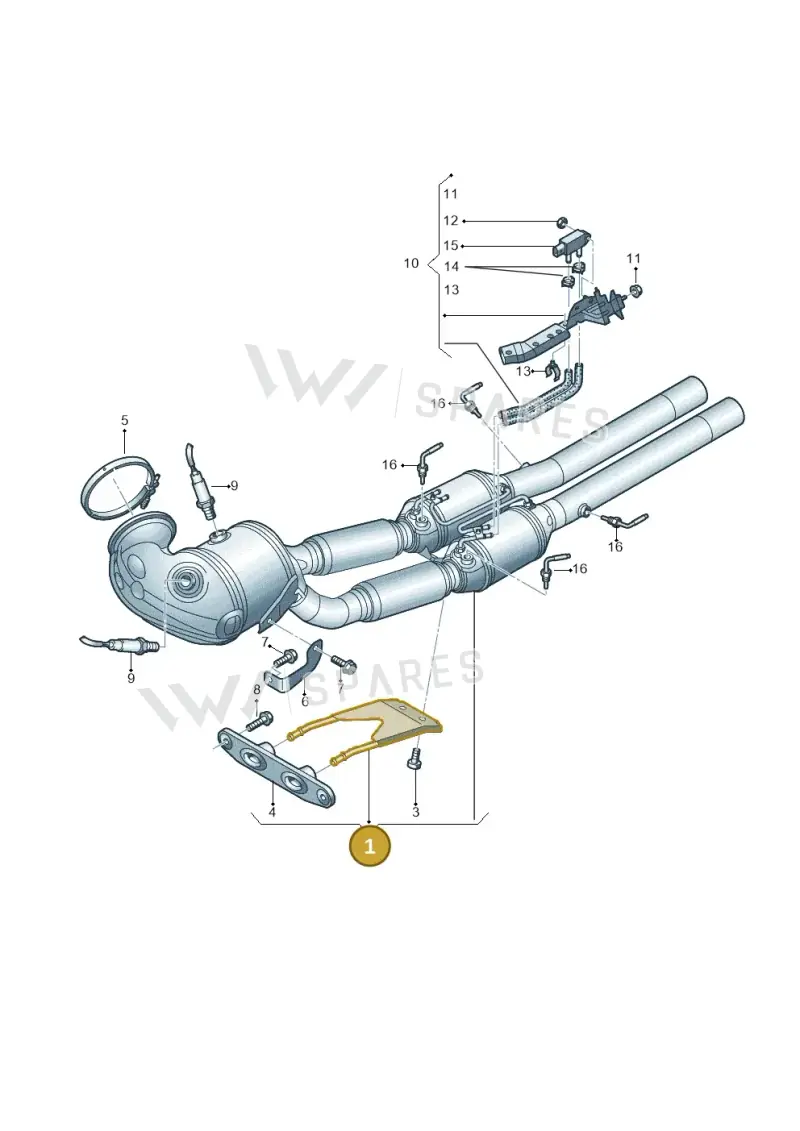 8S0253005AX — Audi RSQ3 Sportback (2019-2024) diagram 853253045, position 1