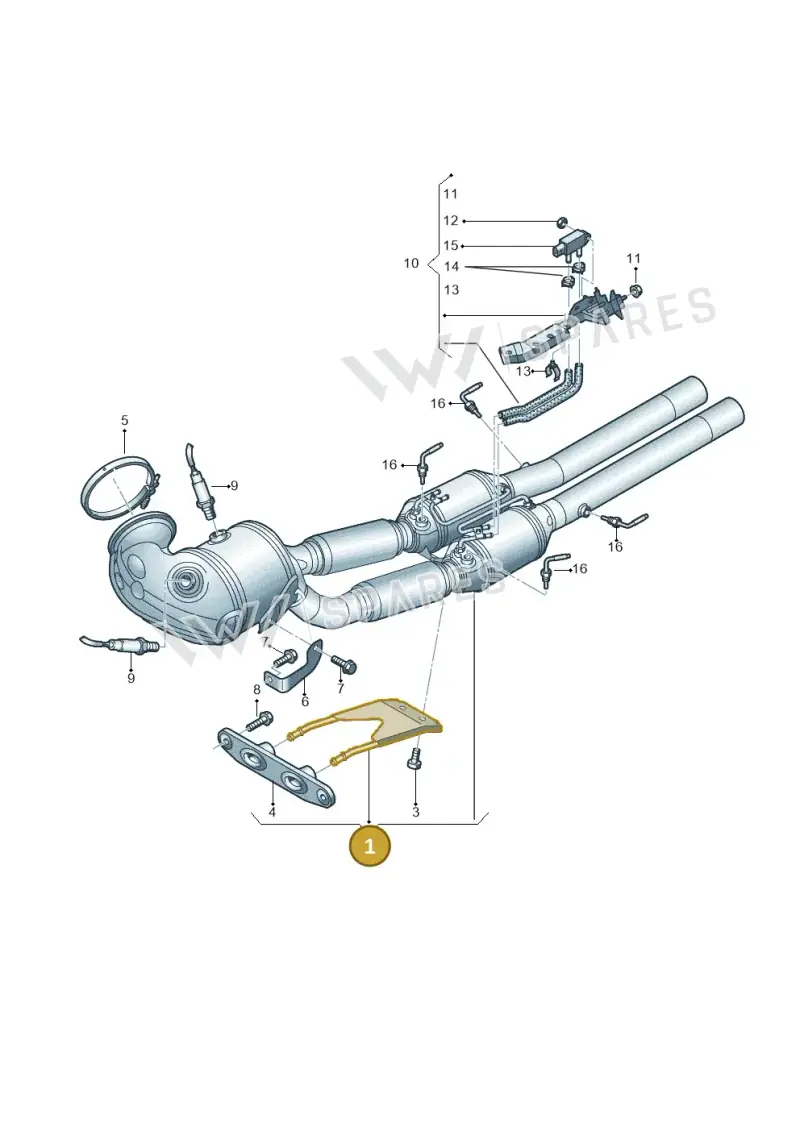 8S0253005 — Audi RS Q3 Sportback (2019-2024) diagram 853253045, position 1