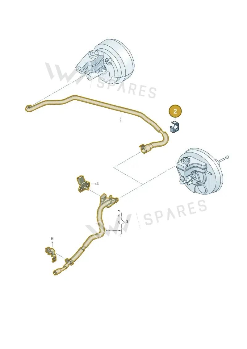 8S0611797B — Audi TTRS Coupe (2016-2023) diagram 764611700, position 2