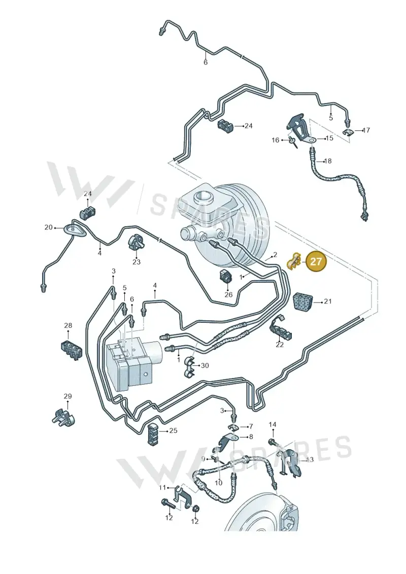 8S0611797B — Audi RS Q8 Quattro (2019-) diagram 859611200, position 27