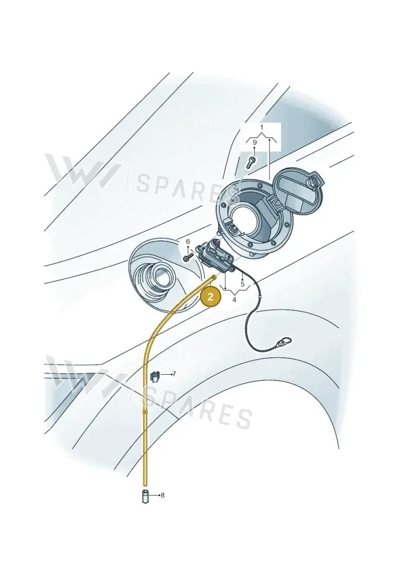 8S0809937B — Audi TT RS (2016-2023) diagram 850809900, position 2