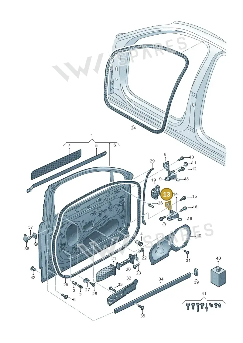 8S0833405A — Audi Q7 qu. 3.0 TDI (2015-2019) diagram 859831100, position 13
