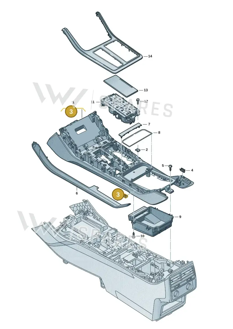 8S0853107 — Audi RS Q8 Quattro (2019-) diagram 429863052, position 3